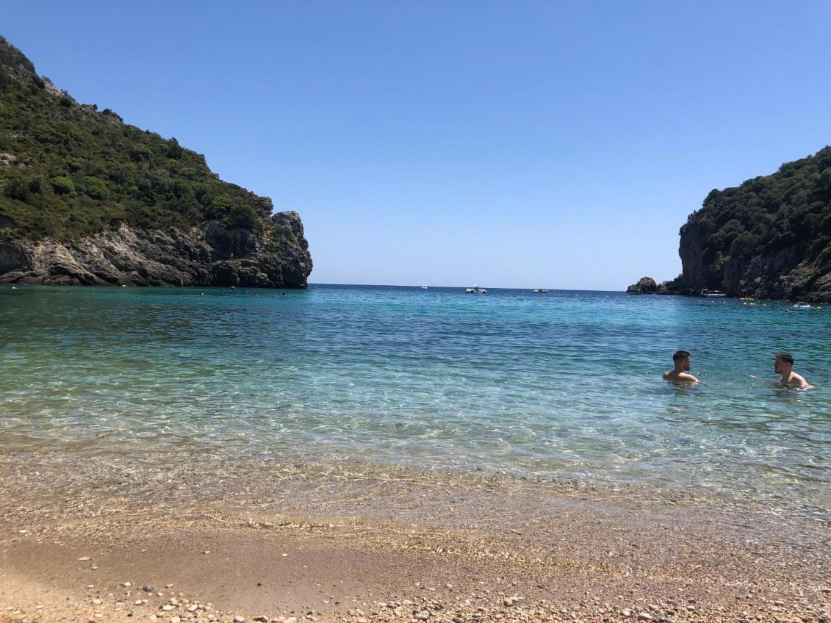 Villa Ampelaki "30 Meters To Beach" Palaiokastritsa Esterno foto