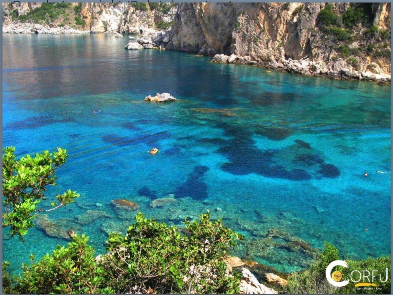 Villa Ampelaki "30 Meters To Beach" Palaiokastritsa Esterno foto